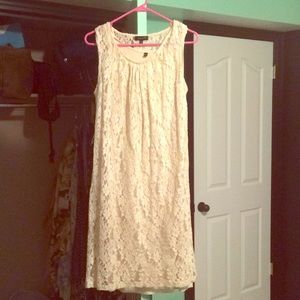 Lacey off white dress